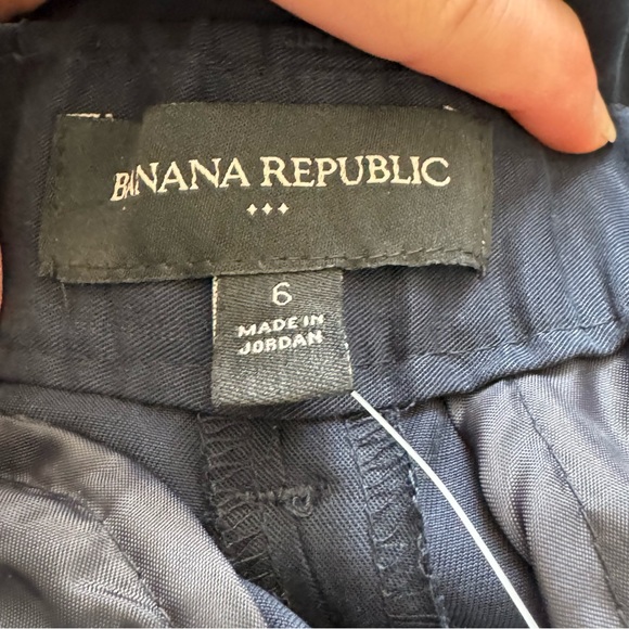 NWT Banana Republic Fast Taper Pants in Preppy Nave Blue Size 6 - Picture 10 of 11